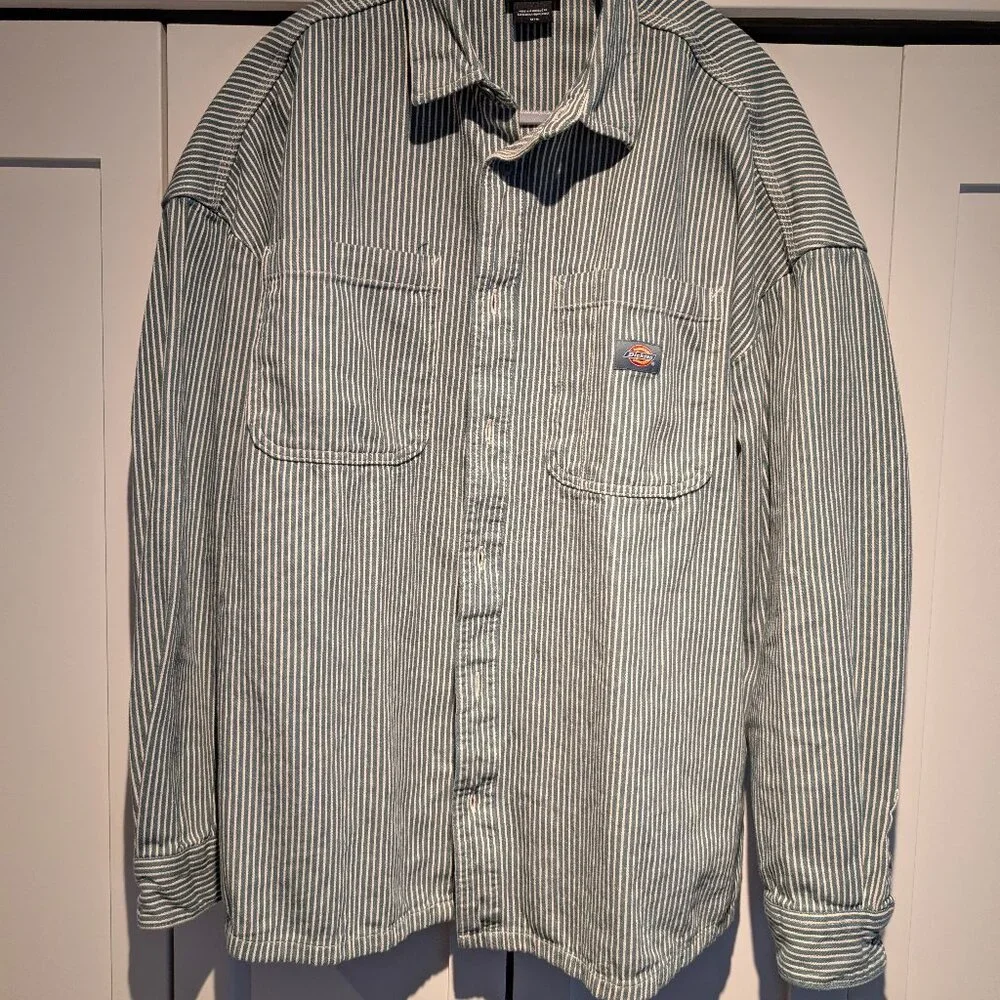 Dickies Stripe Button-Up - Picture 1 of 3